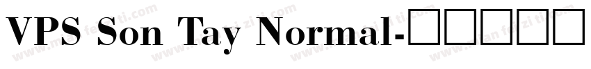 VPS Son Tay Normal字体转换